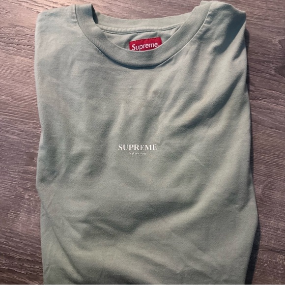 Supreme First & Best Tee Light Green - Picture 1 of 4
